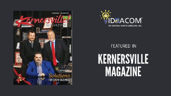 IDeACOM NC Featured in Kernersville Magazine 2018